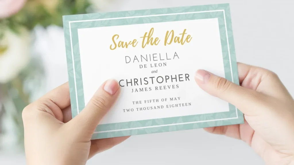 Wedding Save the Date Cards