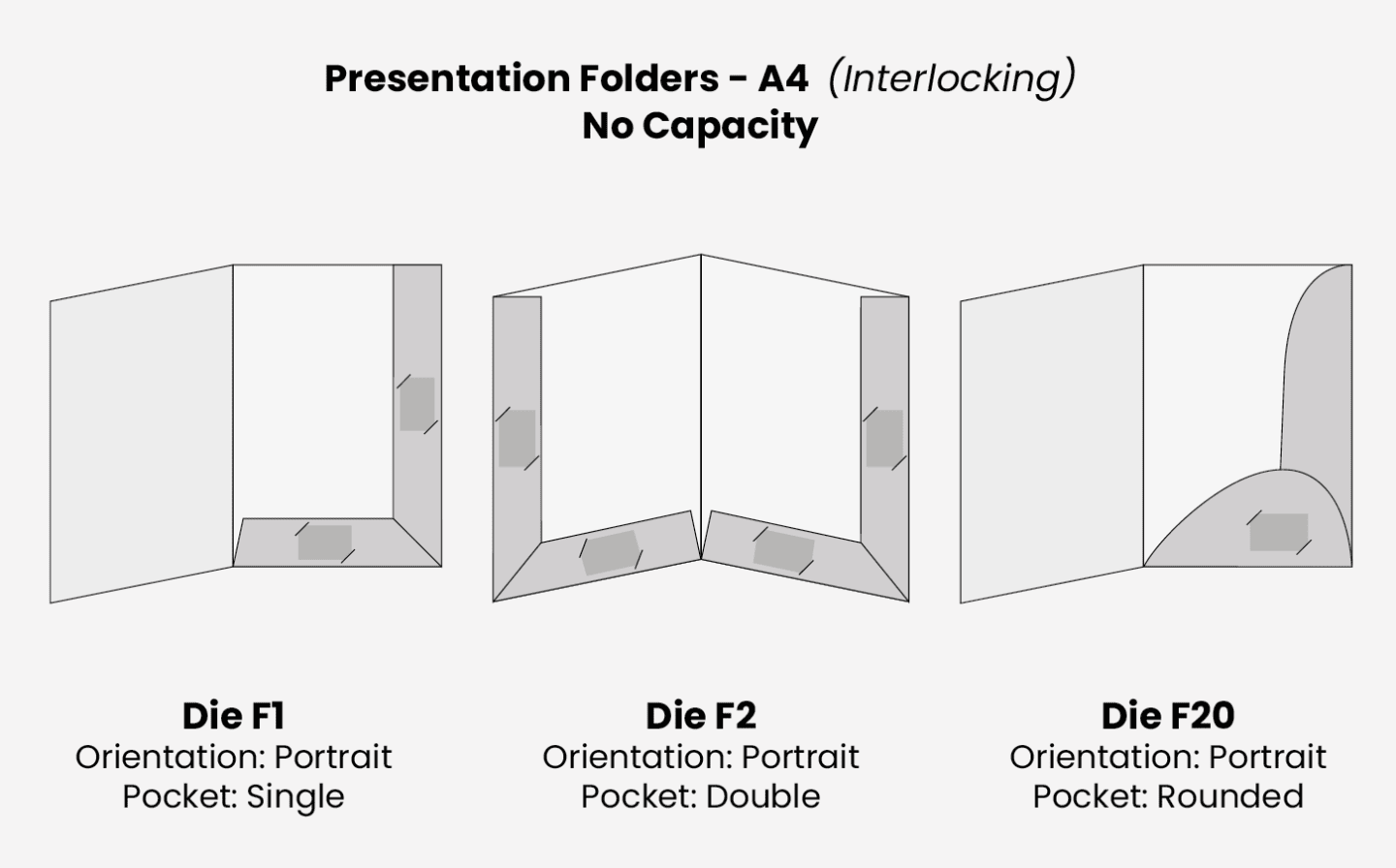 Folders Interlocking A4