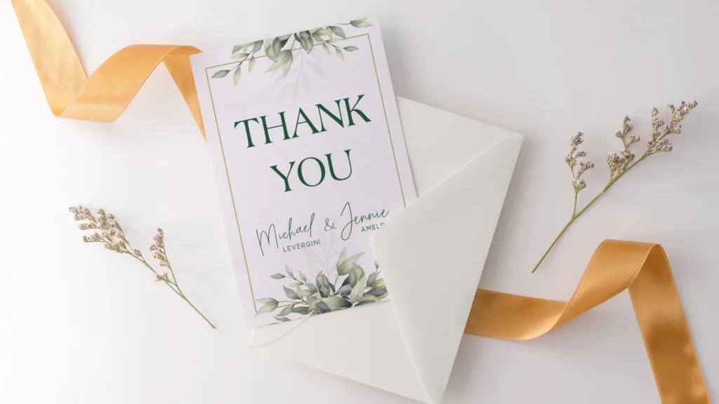 Wedding Thank You Cards