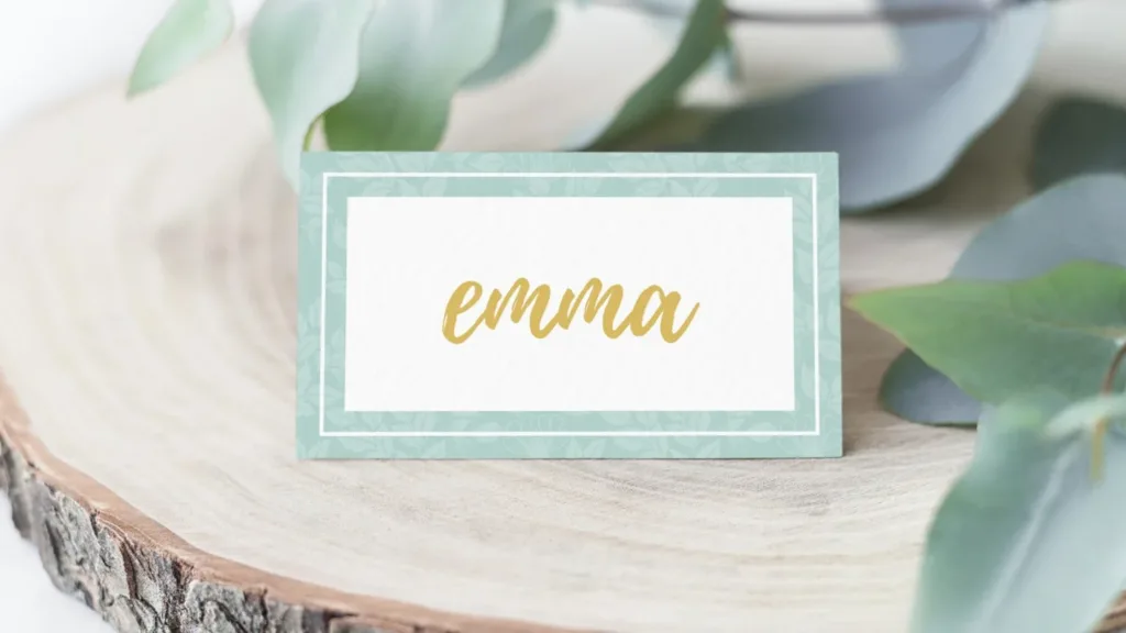 Wedding Name Cards