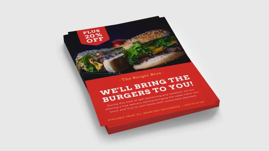 Litho Printed Flyers