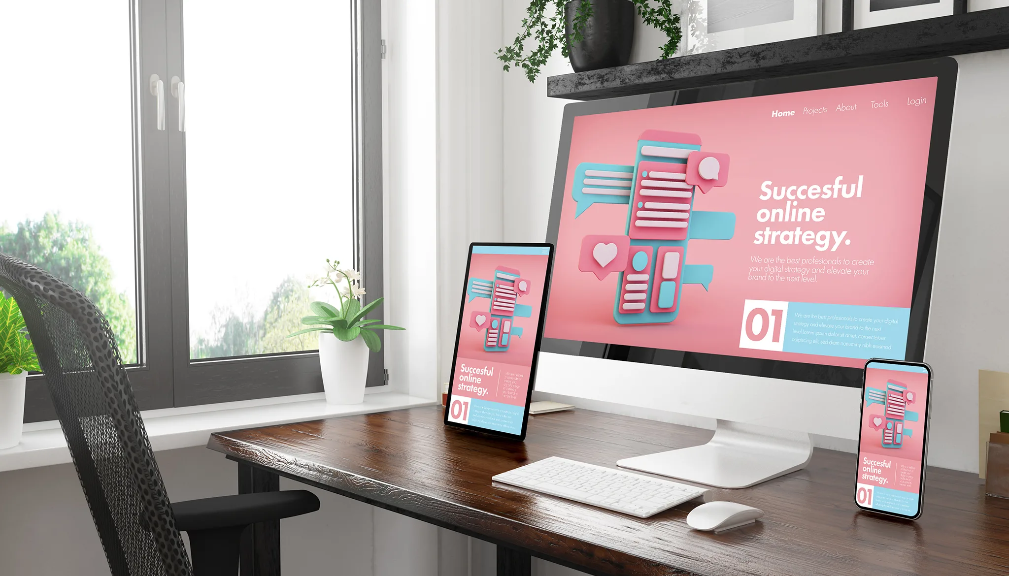 Business Website Branding and UX Design