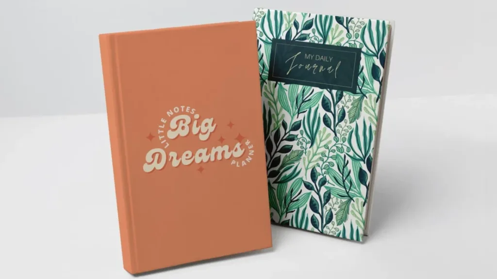 5 Personalised A5 Notebooks – Lined