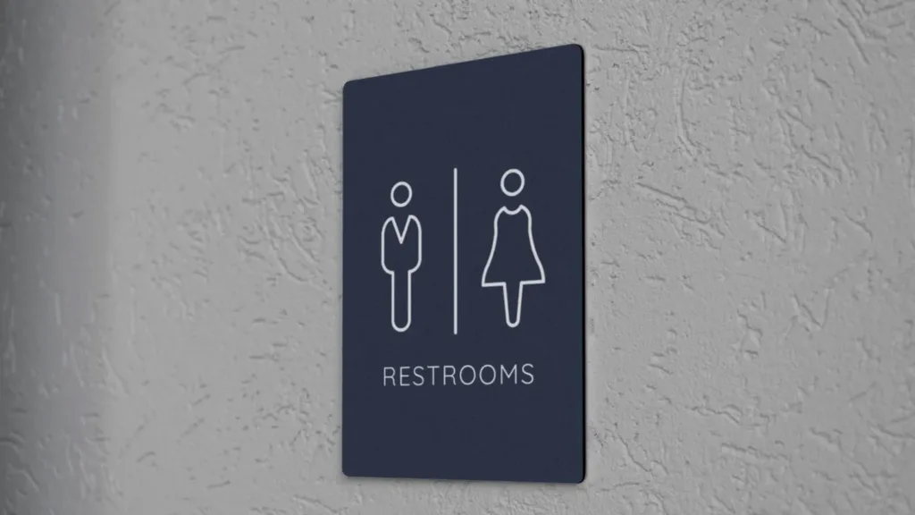 1 White Aluminium Dibond Signs – A4 Portrait – Single Sided